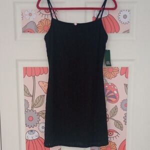 Wild Fable Black Spaghetti Strap Slip Dress